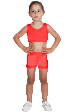 SHORT DANZA LYCRA ROSSO BABY